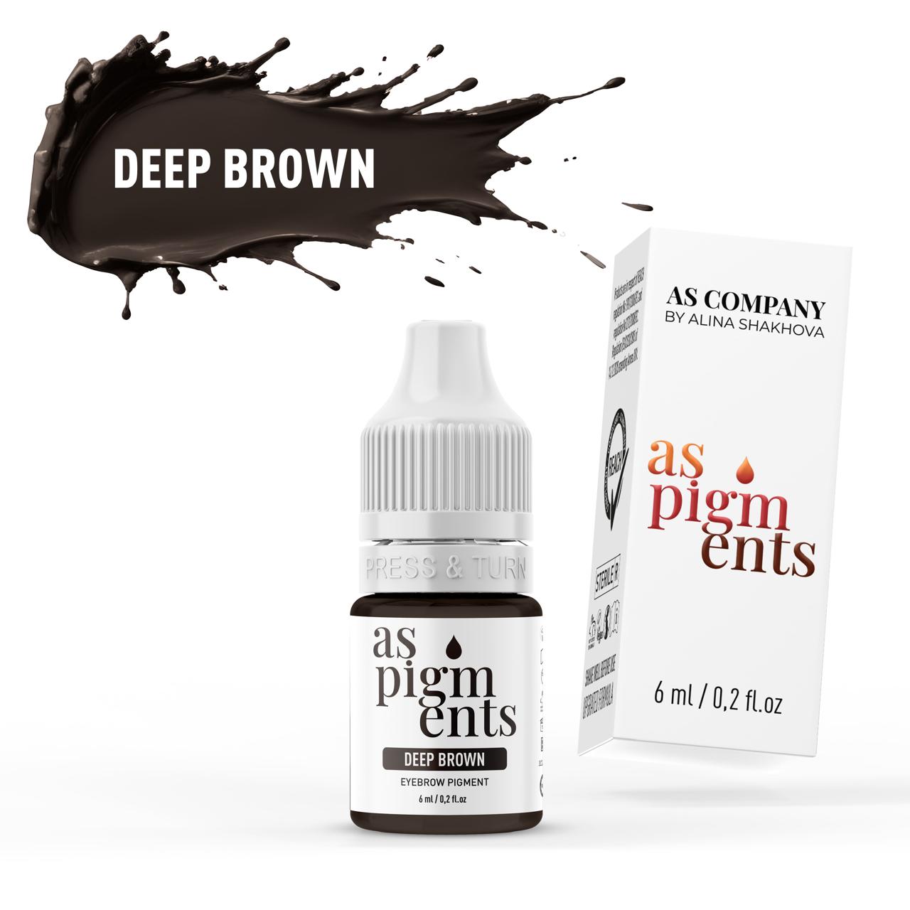Deep Brown - AS PIGMENTS, 6ml