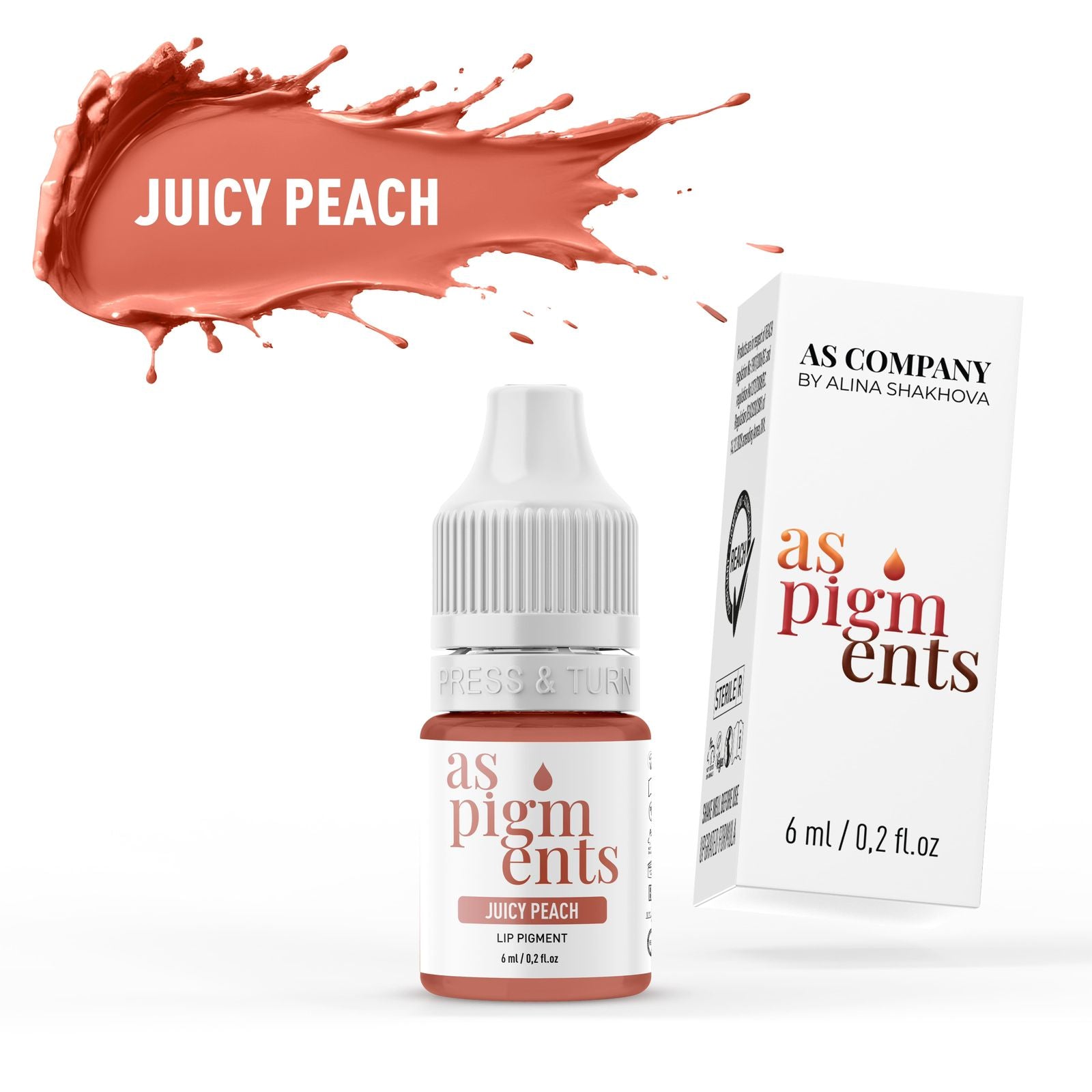Juicy Peach - AS PIGMENTS, 6ml