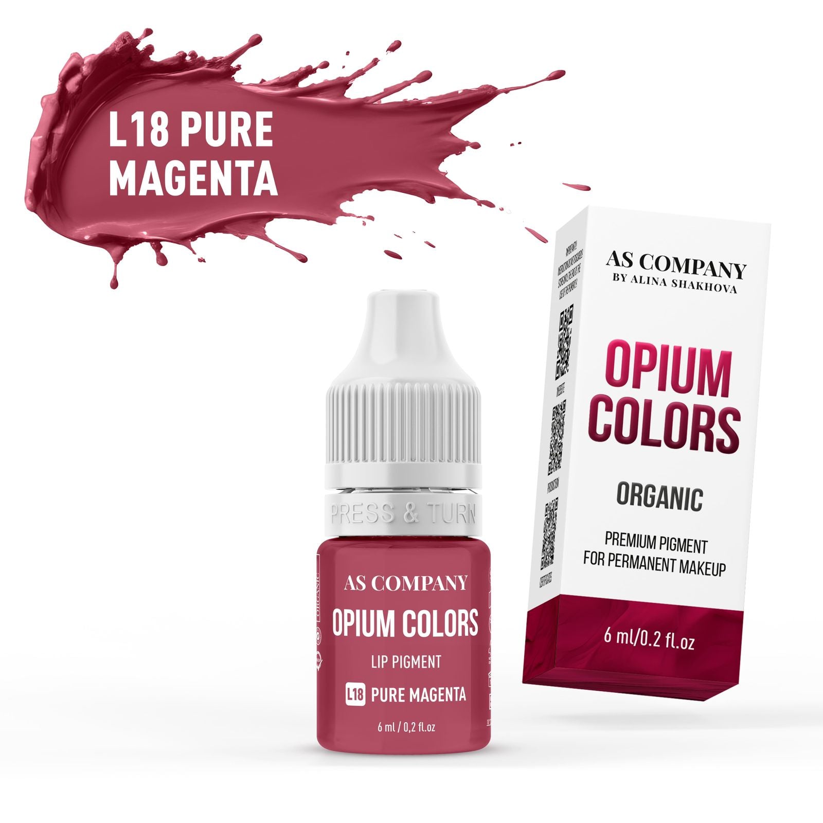 L18 Pure Magenta - OPIUM COLORS, 6ml