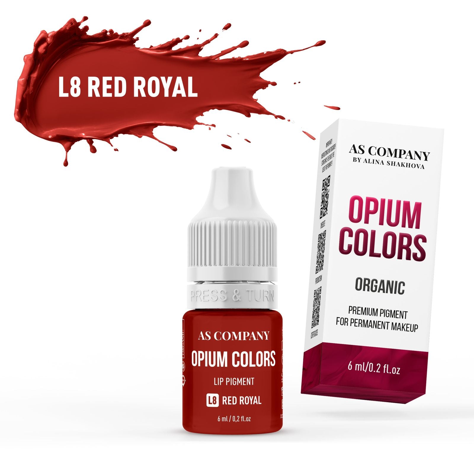 L8 Red Royal - OPIUM COLORS, 6ml